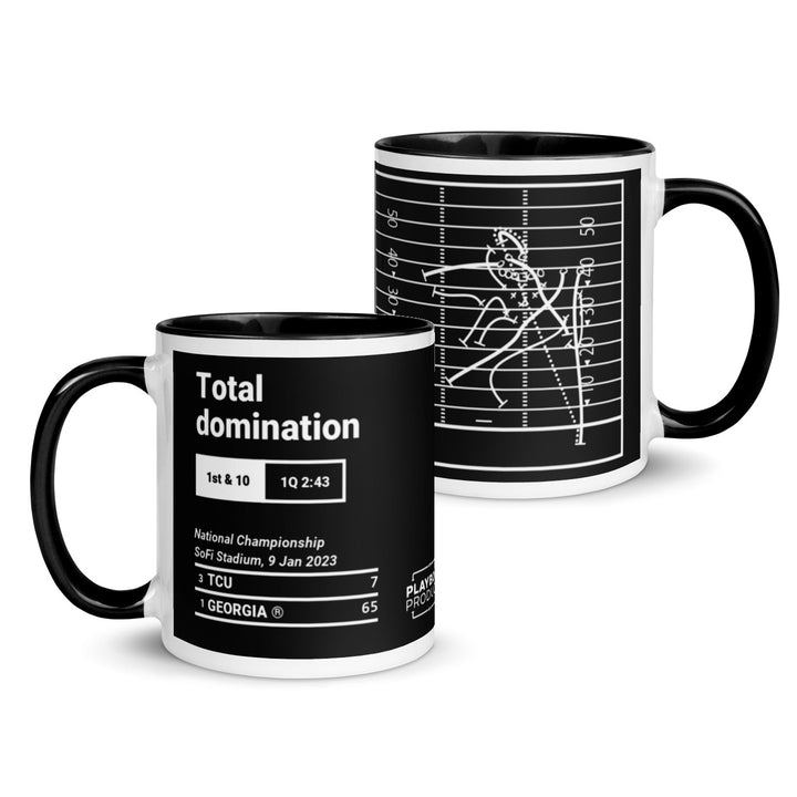 Georgia Football Greatest Plays Mug: Total domination (2023)