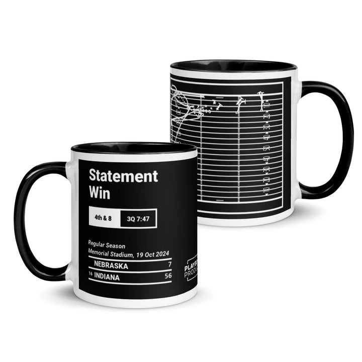 Indiana Football Greatest Plays Mug: Statement Win (2024)