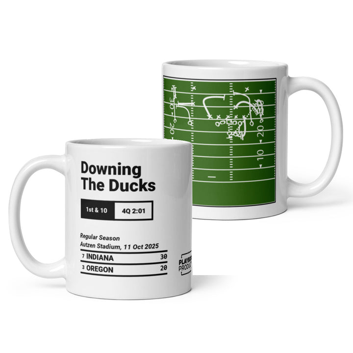 Indiana Football Greatest Plays Mug: Downing The Ducks (2025)