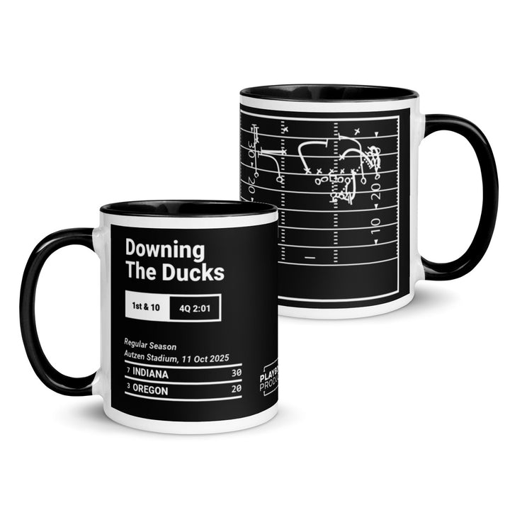 Indiana Football Greatest Plays Mug: Downing The Ducks (2025)