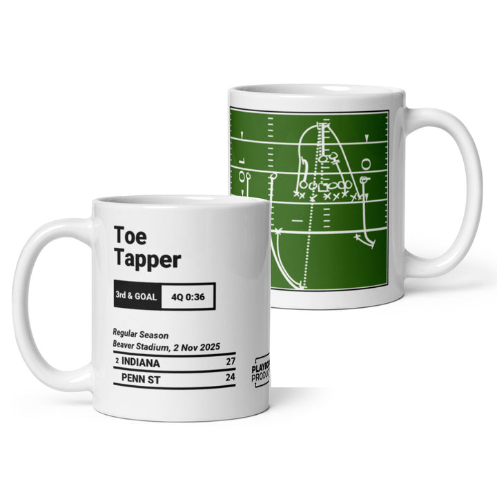 Indiana Football Greatest Plays Mug: Toe Tapper (2025)