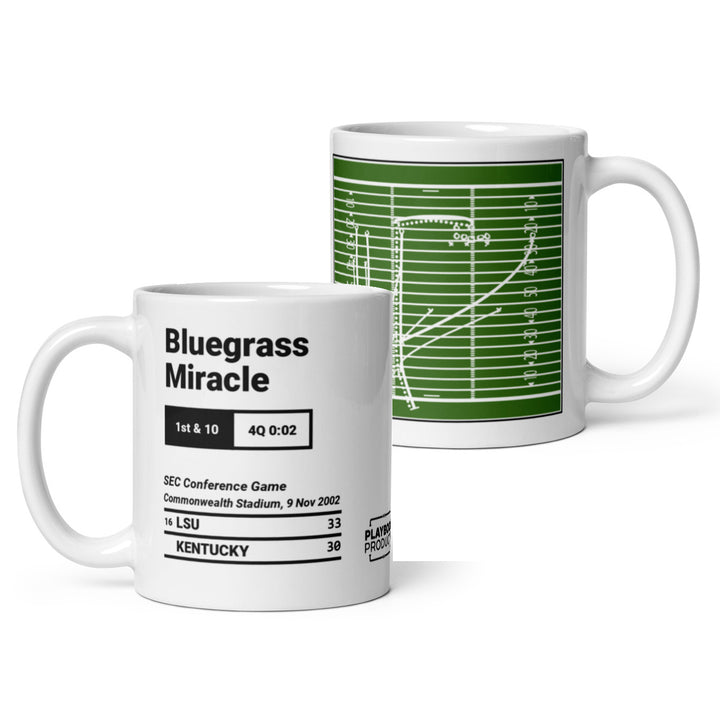 Greatest LSU Football Plays Mug: Bluegrass Miracle (2002)