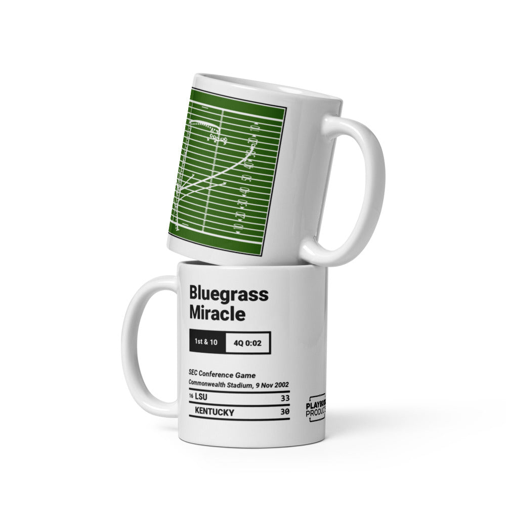 Greatest LSU Football Plays Mug: Bluegrass Miracle (2002)