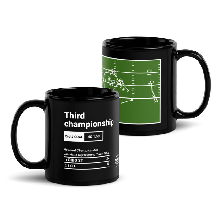 Greatest LSU Football Plays Mug: Third championship (2008)