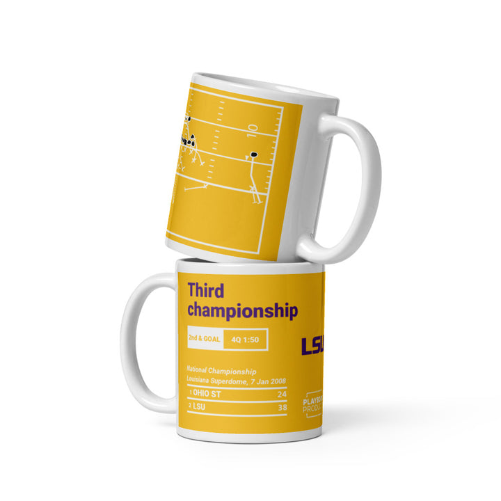 LSU Football Greatest Plays Mug: Third championship (2008)