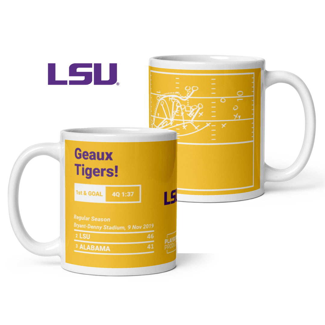 LSU Football Greatest Plays Mug: Geaux Tigers! (2019)