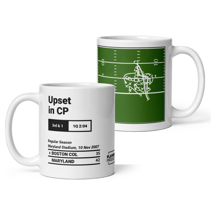 Greatest Maryland Football Plays Mug: Upset in CP (2007)