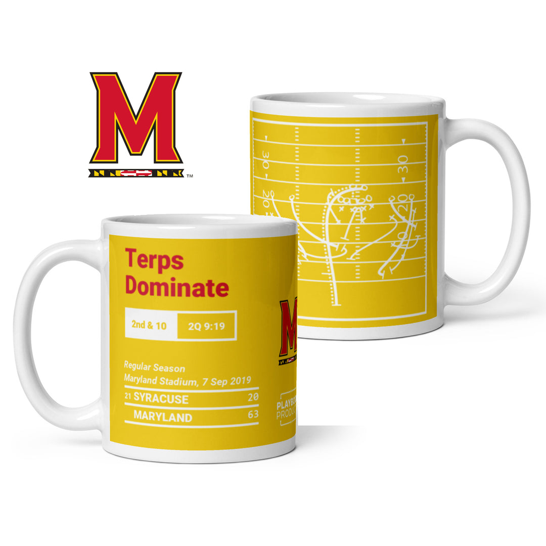 Maryland Football Greatest Plays Mug: Terps Dominate (2019)