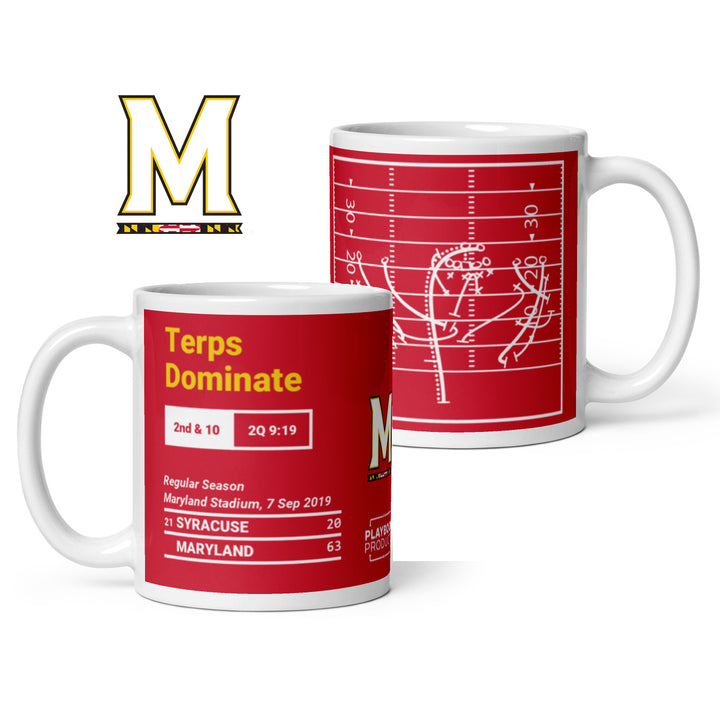 Maryland Football Greatest Plays Mug: Terps Dominate (2019)