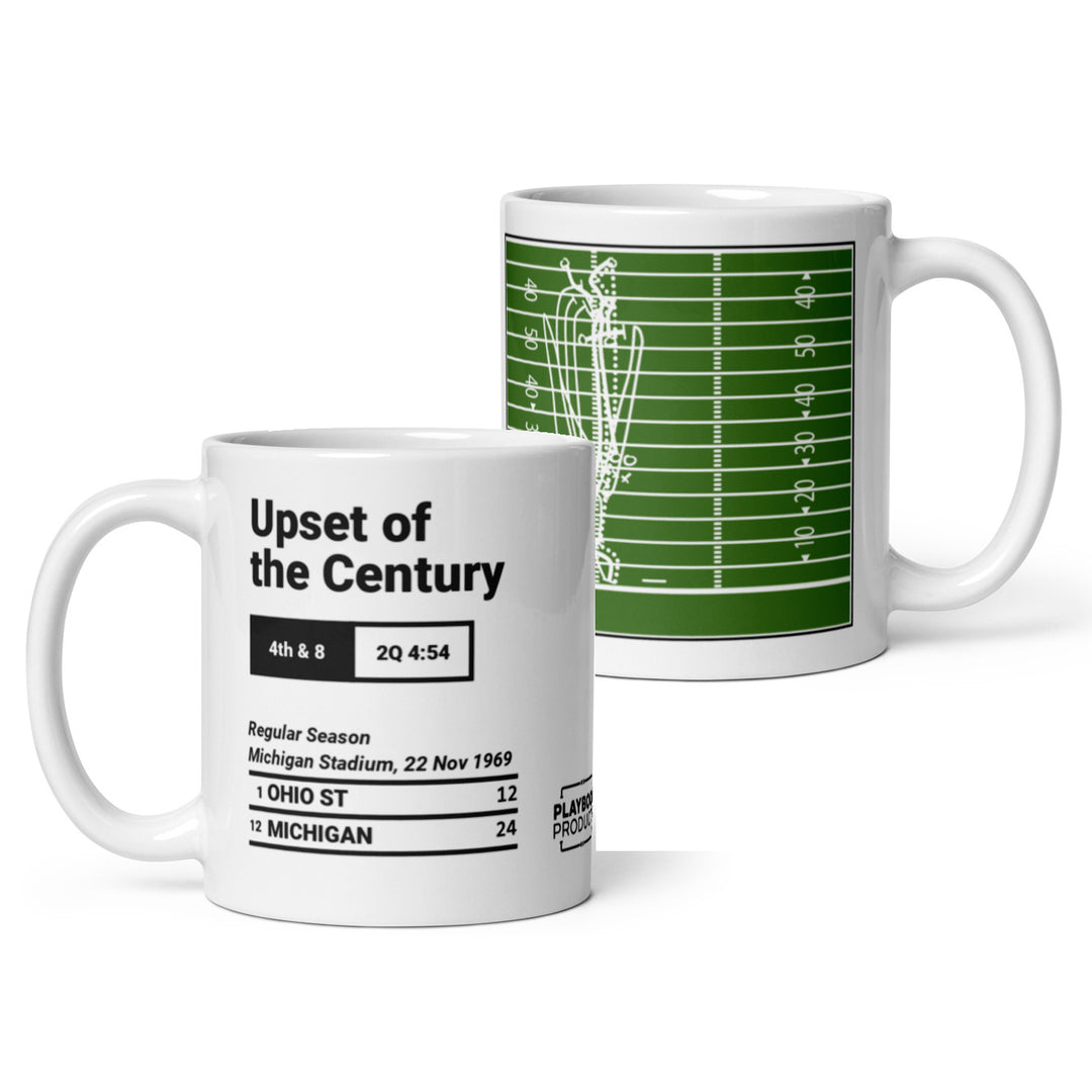 Greatest Michigan Football Plays Mug: Upset of the Century (1969)