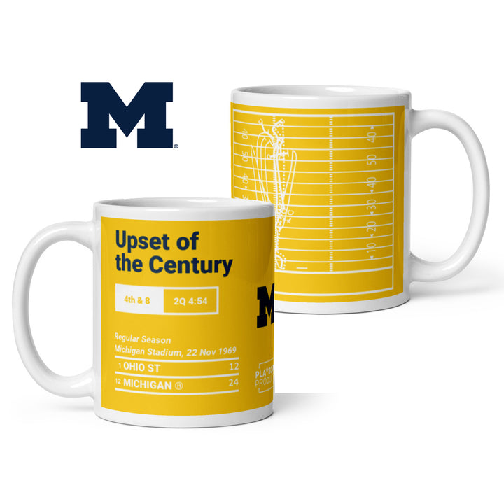 Michigan Football Greatest Plays Mug: Upset of the Century (1969)
