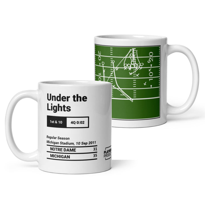 Greatest Michigan Football Plays Mug: Under the Lights (2011)