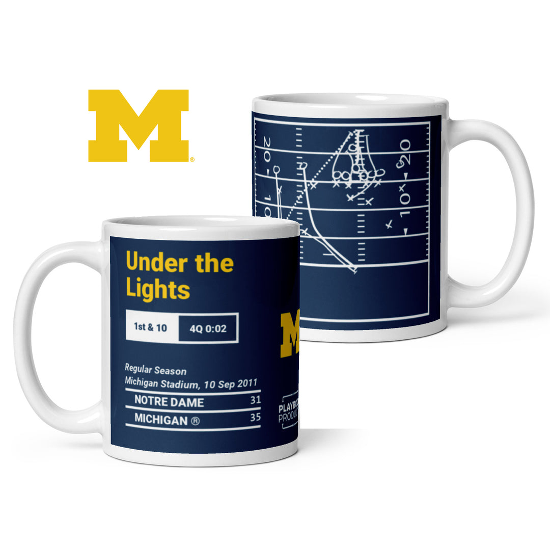 Michigan Football Greatest Plays Mug: Under the Lights (2011)