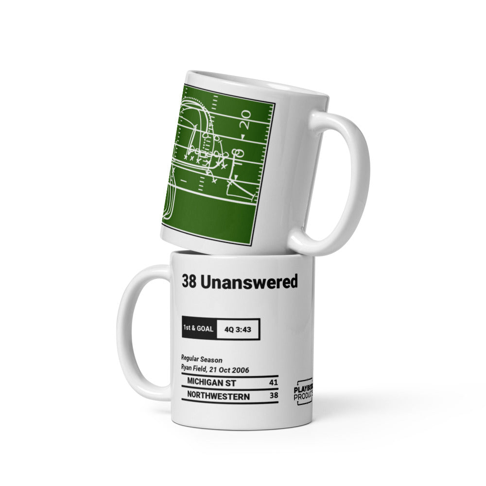 Greatest Michigan State Football Plays Mug: 38 Unanswered (2006)