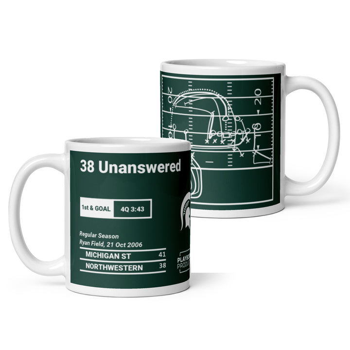 Michigan State Football Greatest Plays Mug: 38 Unanswered (2006)