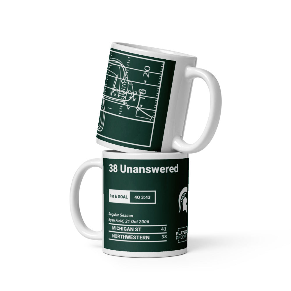 Michigan State Football Greatest Plays Mug: 38 Unanswered (2006)