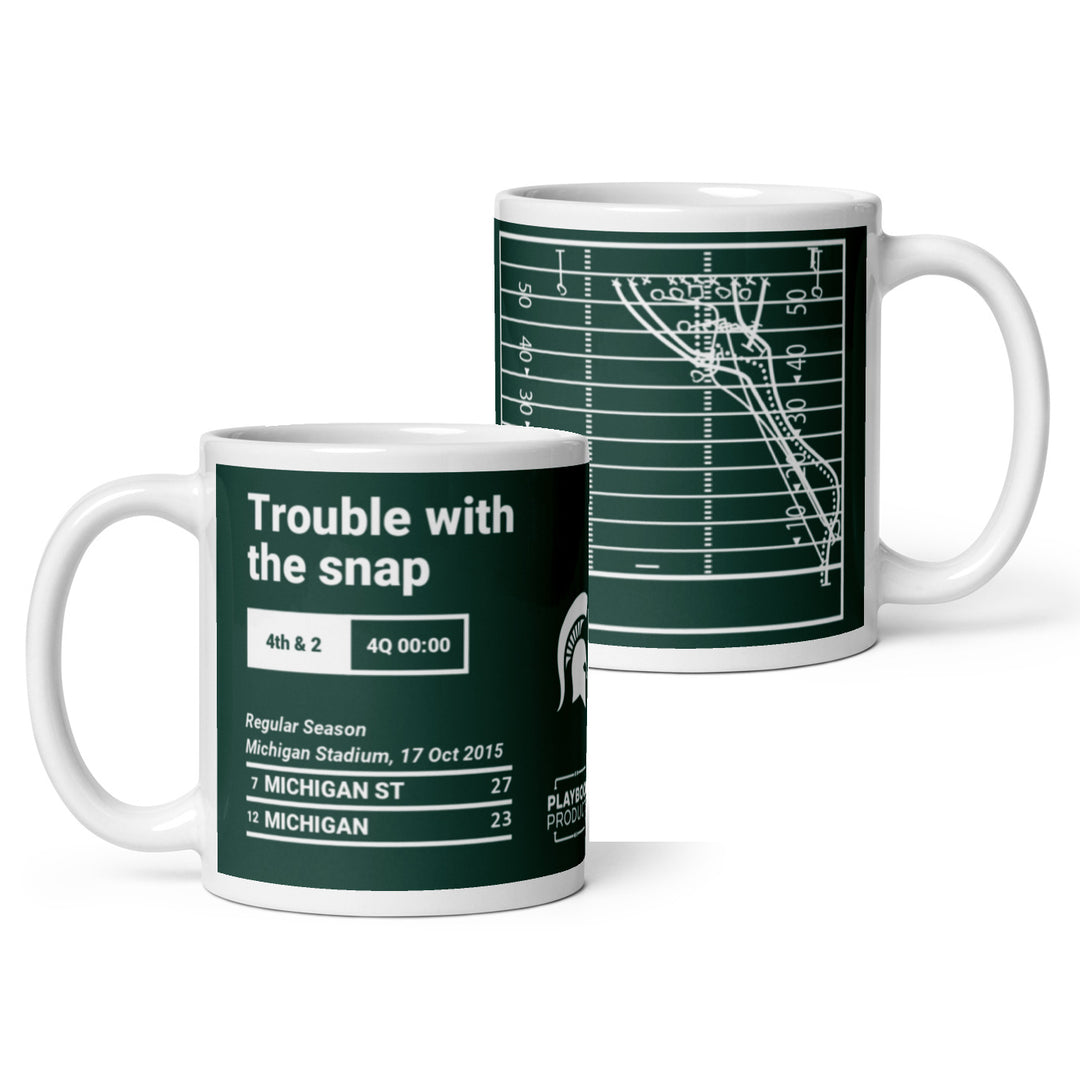 Michigan State Football Greatest Plays Mug: Trouble with the snap (2015)