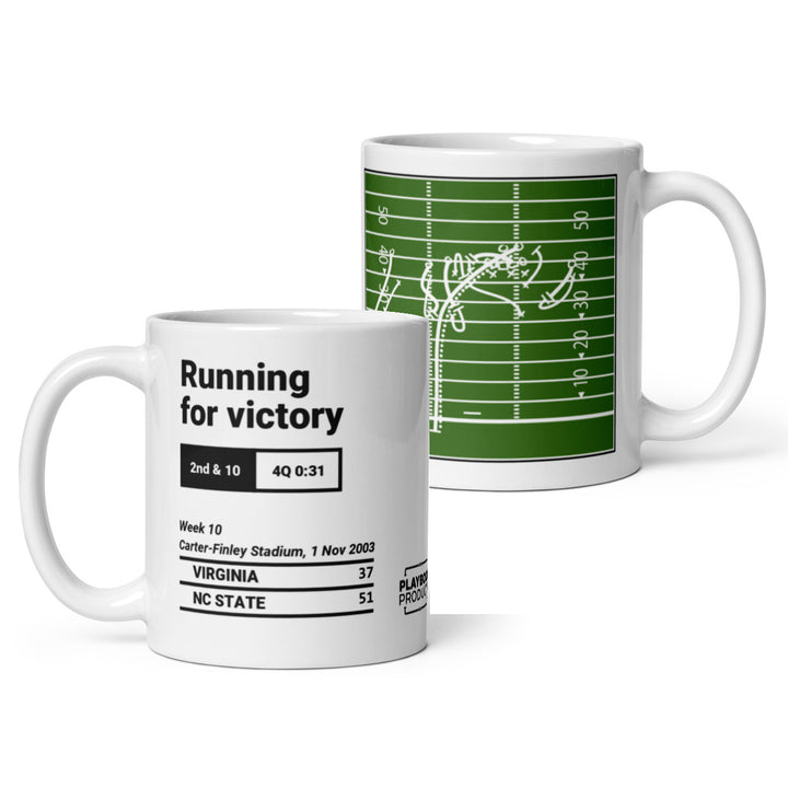 Greatest NC State Football Plays Mug: Running for victory (2003)