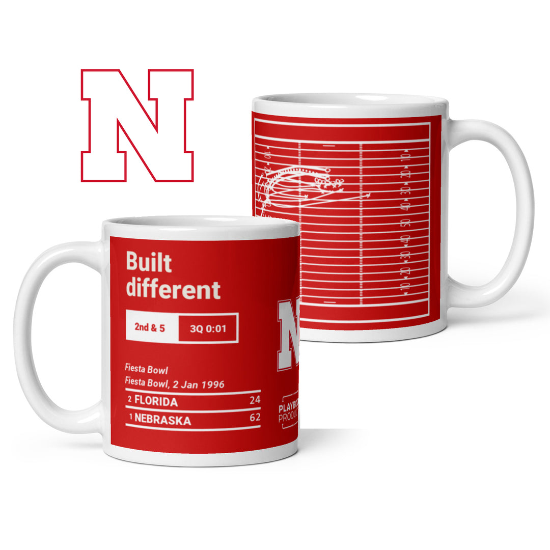 Nebraska Football Greatest Plays Mug: Built different (1996)