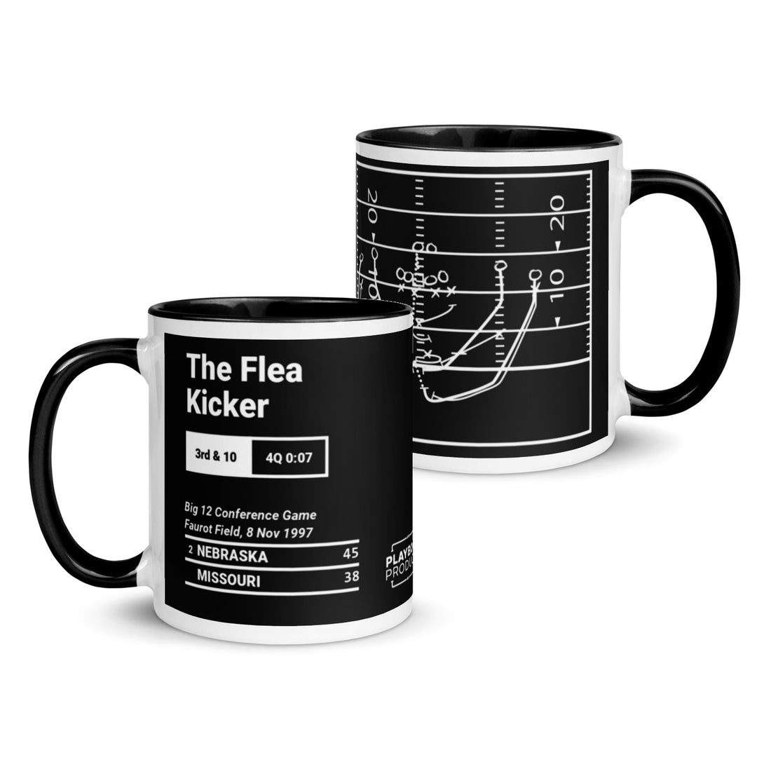 Nebraska Football Greatest Plays Mug: The Flea Kicker (1997)