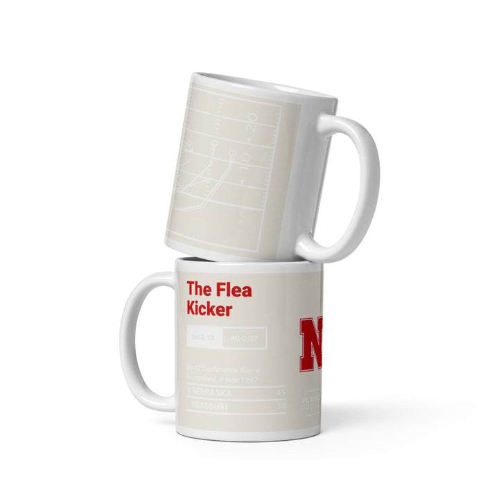 Nebraska Football Greatest Plays Mug: The Flea Kicker (1997)