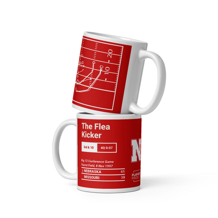 Nebraska Football Greatest Plays Mug: The Flea Kicker (1997)