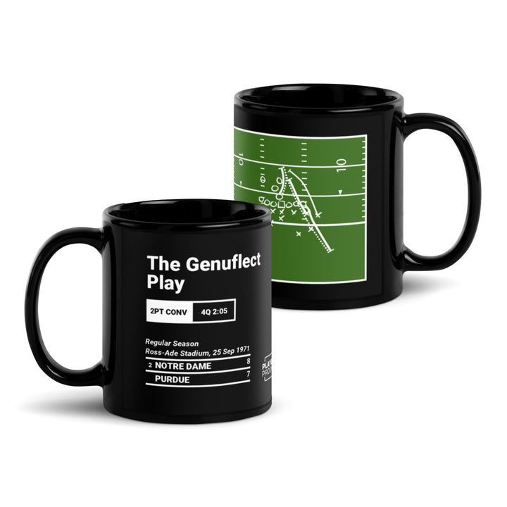 Notre Dame Football Greatest Plays Mug: The Genuflect Play (1971)