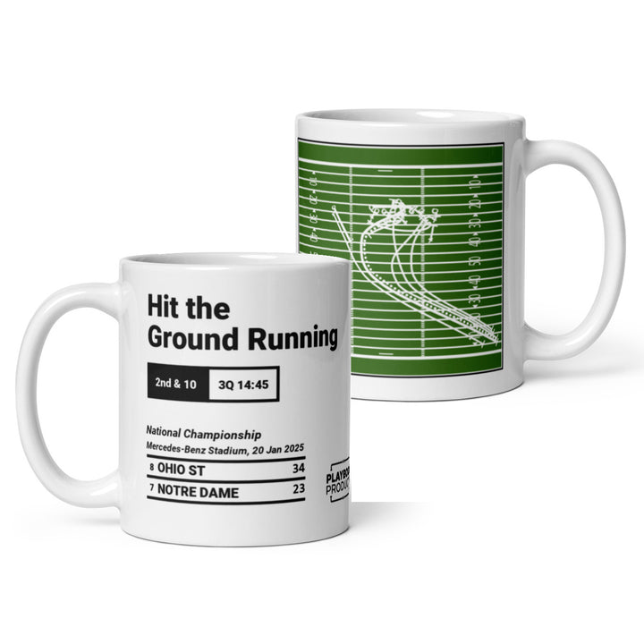 Ohio State Football Greatest Plays Mug: Hit the Ground Running (2025)