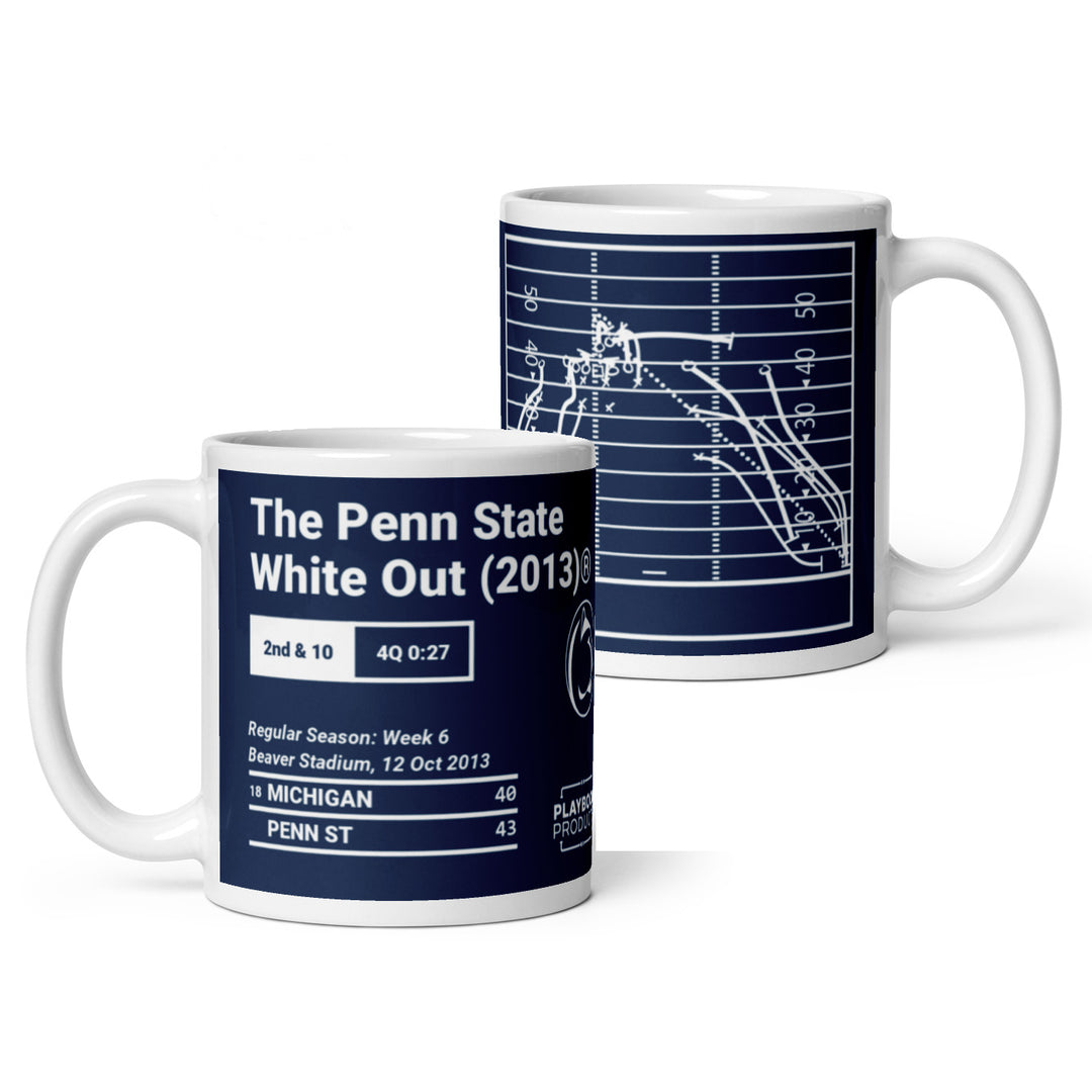 Penn State Football Greatest Plays Mug: The Penn State White Out (2013)® (2013)