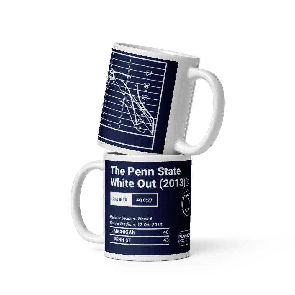 Penn State Football Greatest Plays Mug: The Penn State White Out (2013)® (2013)