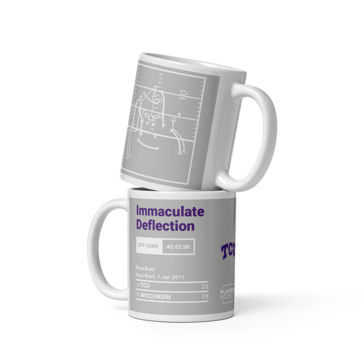TCU Football Greatest Plays Mug: Immaculate Deflection (2011)