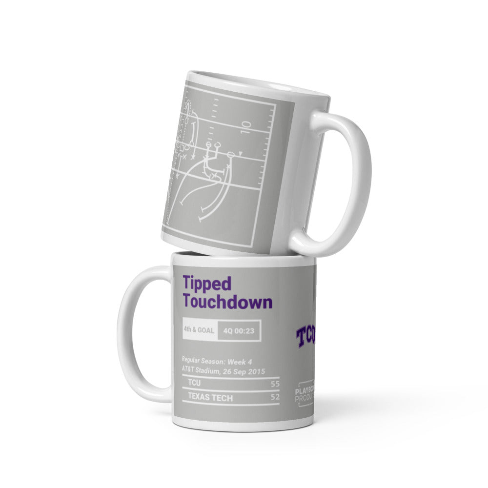 TCU Football Greatest Plays Mug: Tipped Touchdown (2015)