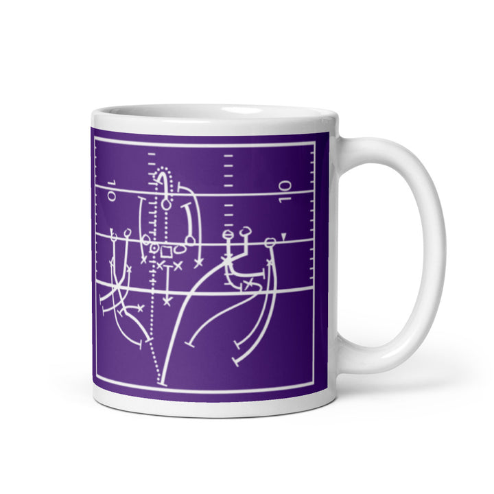 TCU Football Greatest Plays Mug: Tipped Touchdown (2015)