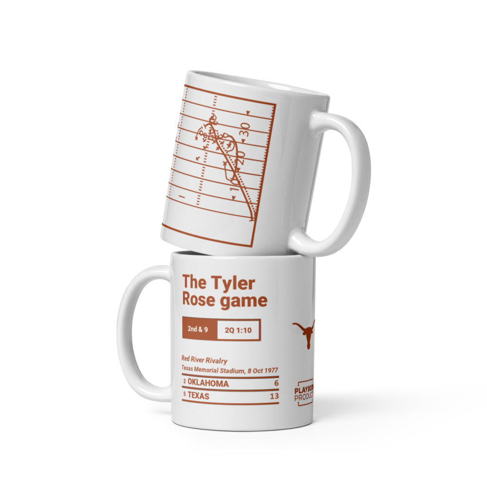 Texas Football Greatest Plays Mug: The Tyler Rose game (1977)