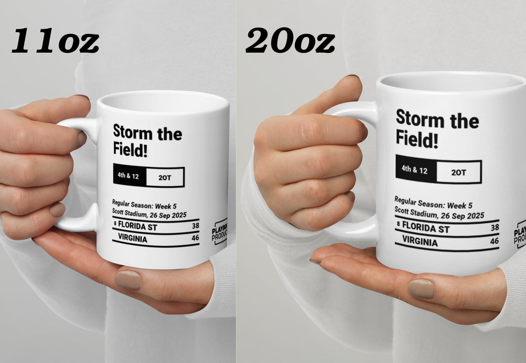 Greatest Virginia Football Plays Mug: Storm the Field! (2025)