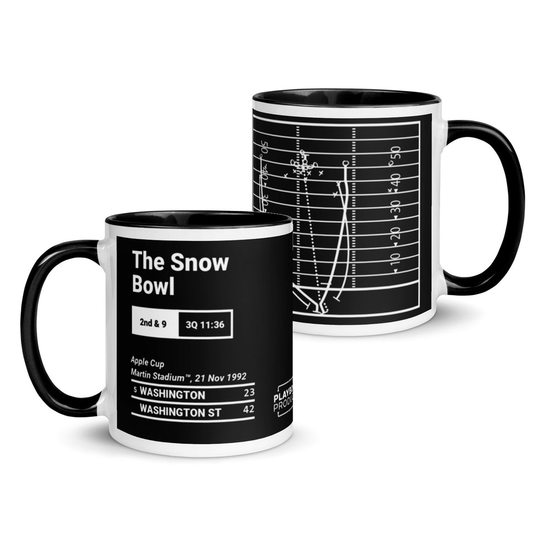 Washington State Football Greatest Plays Mug: The Snow Bowl (1992)