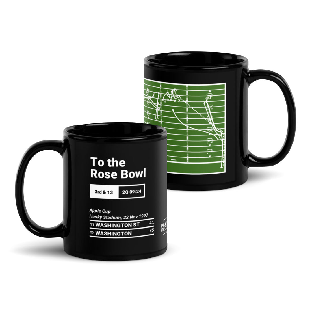 Greatest Washington State Football Plays Mug: To the Rose Bowl (1997)