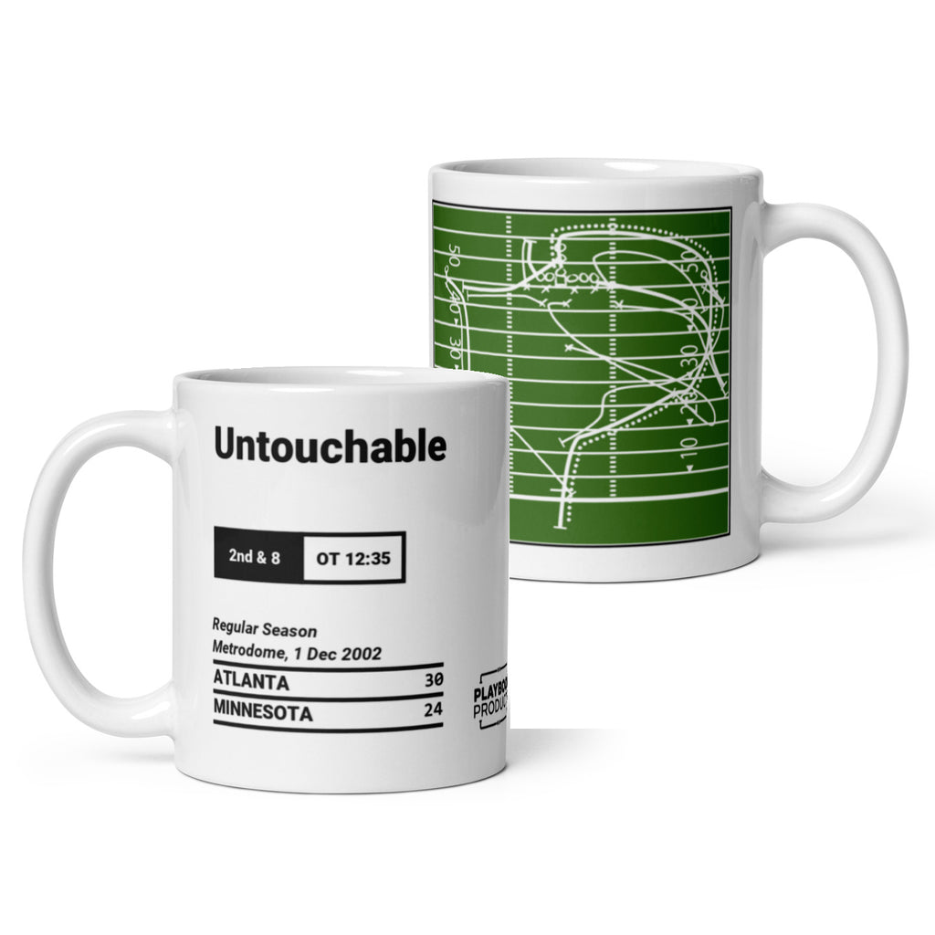 Atlanta Falcons Greatest Plays Mug: Untouchable (2002) – Playbook