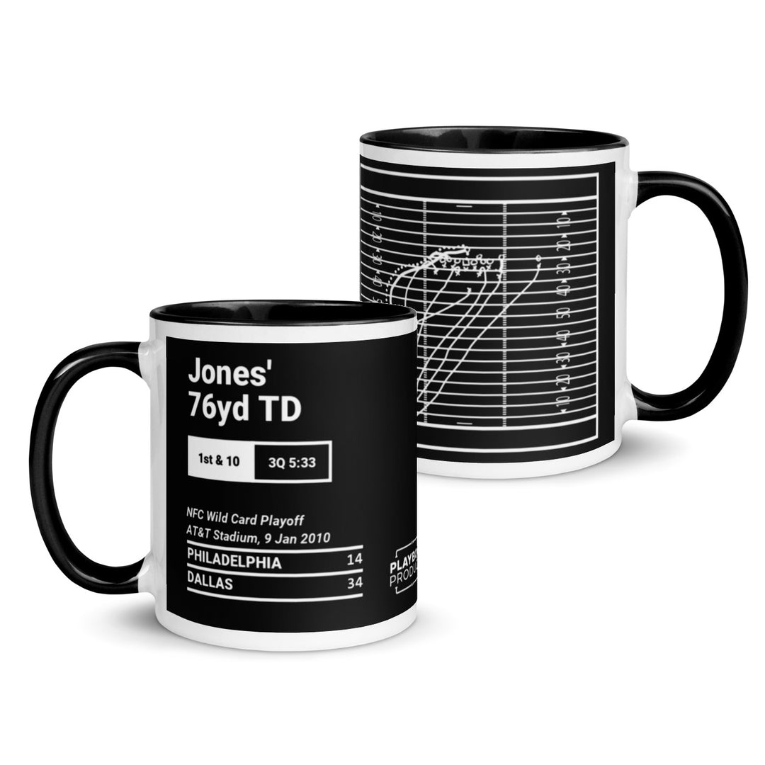 Dallas Cowboys Greatest Plays Mug: Jones' 76yd TD (2010)