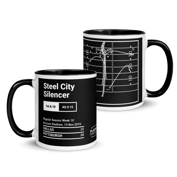 Dallas Cowboys Greatest Plays Mug: Steel City Silencer (2016)