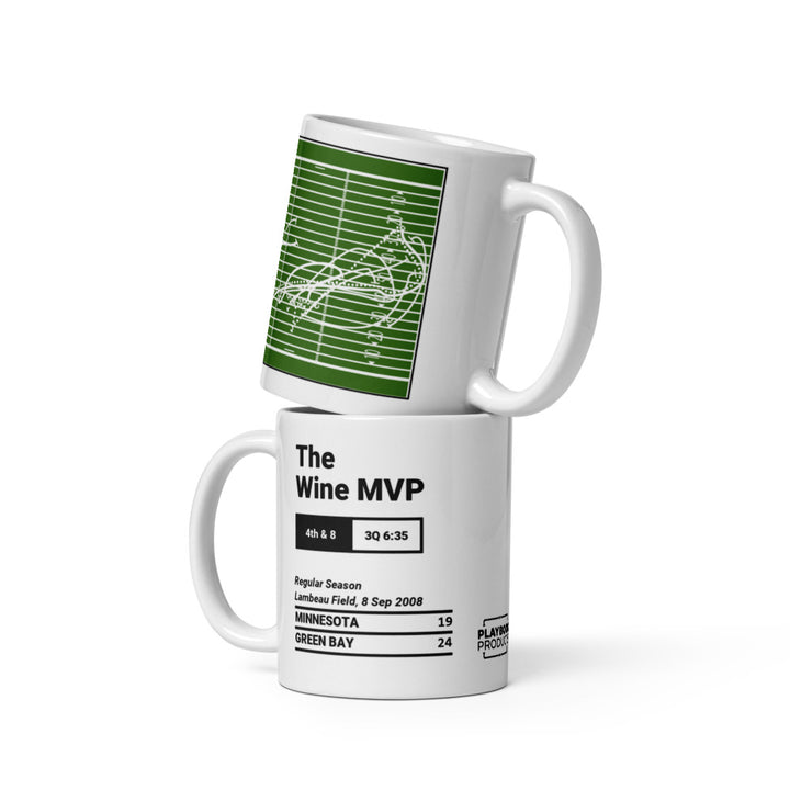 Green Bay Packers Greatest Plays Mug: The Wine MVP (2008)