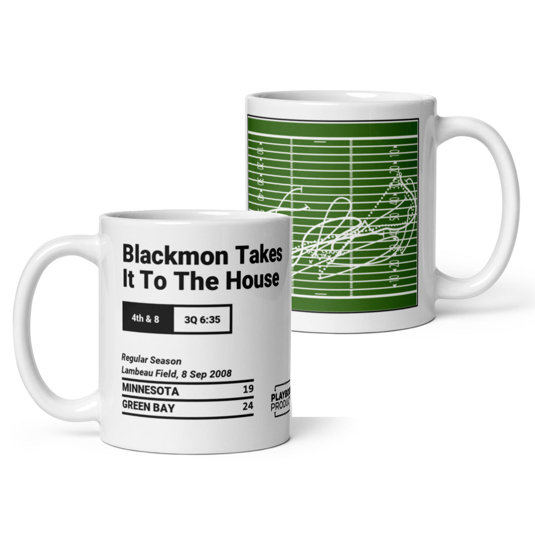 Green Bay Packers Greatest Plays Mug: Blackmon Takes It To The House (2008)