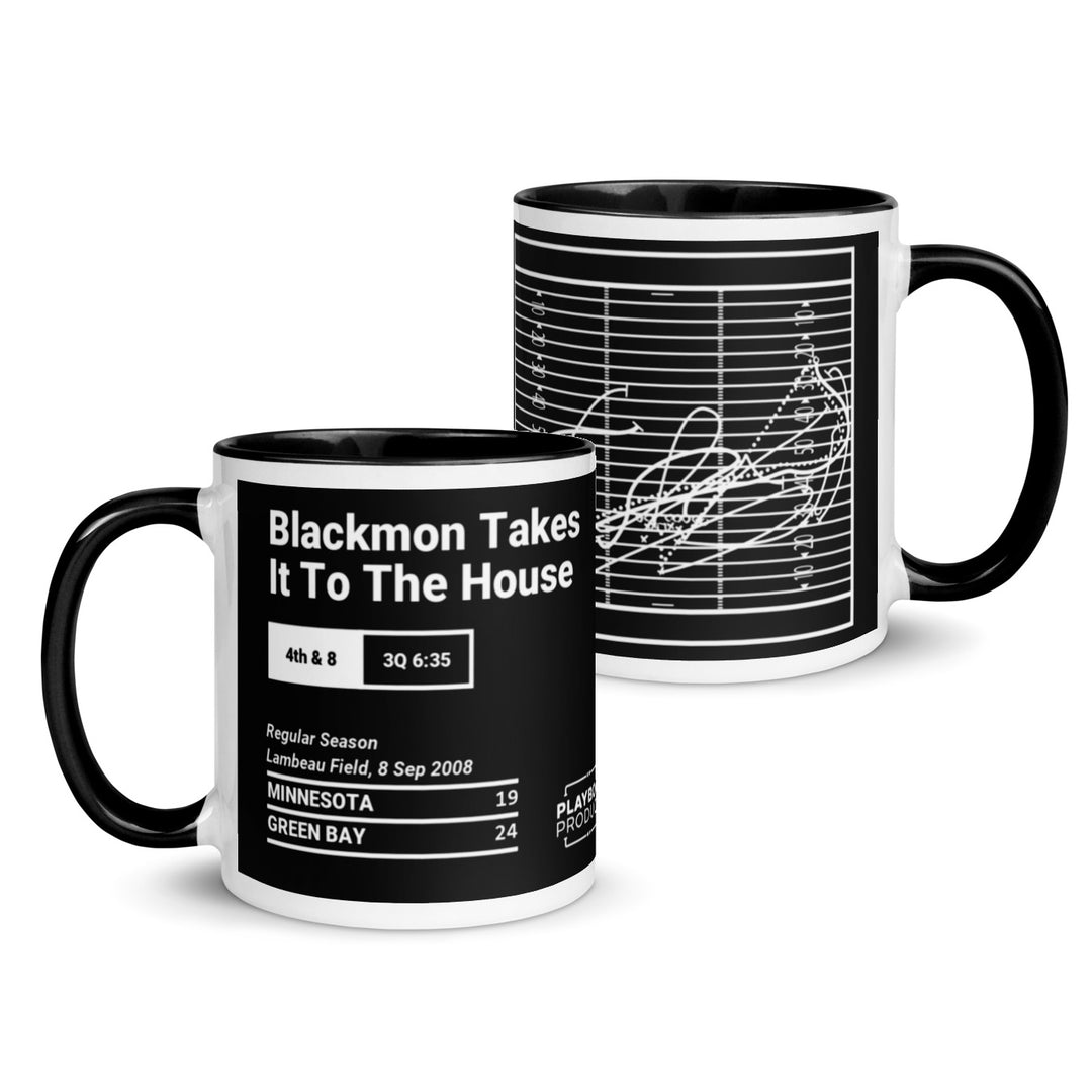 Green Bay Packers Greatest Plays Mug: Blackmon Takes It To The House (2008)