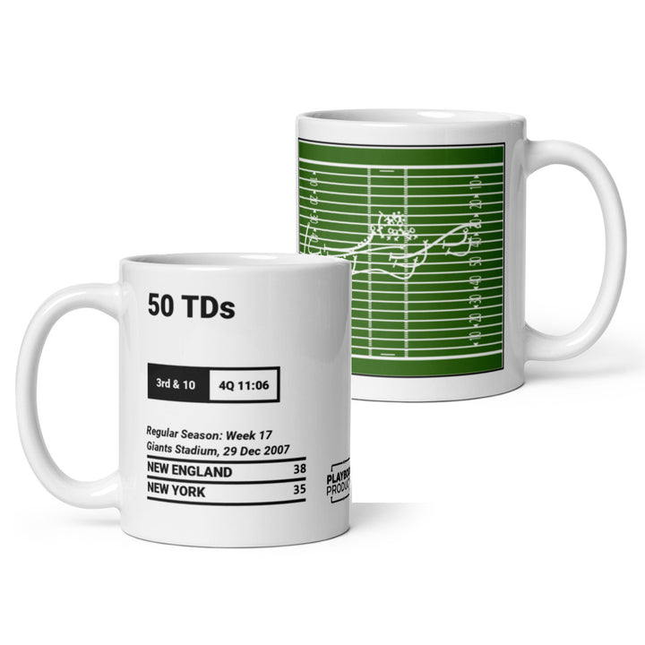 New England Patriots Greatest Plays Mug: 50 TDs (2007)