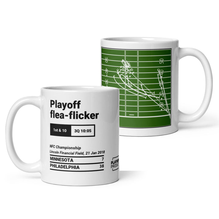 Philadelphia Eagles Greatest Plays Mug: Playoff flea-flicker (2018)