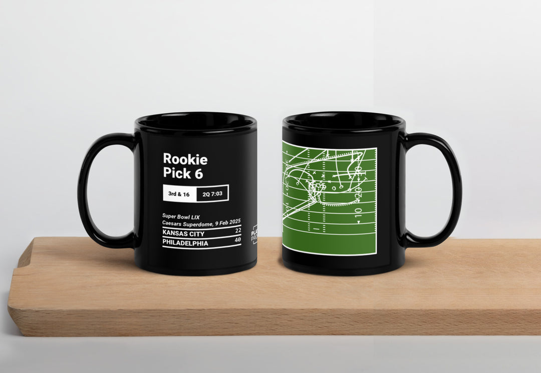 Philadelphia Eagles Greatest Plays Mug: Rookie Pick 6 (2025)