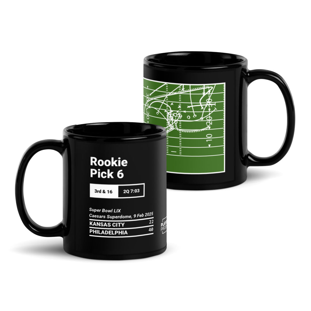 Philadelphia Eagles Greatest Plays Mug: Rookie Pick 6 (2025)