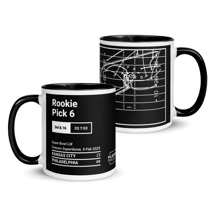 Philadelphia Eagles Greatest Plays Mug: Rookie Pick 6 (2025)