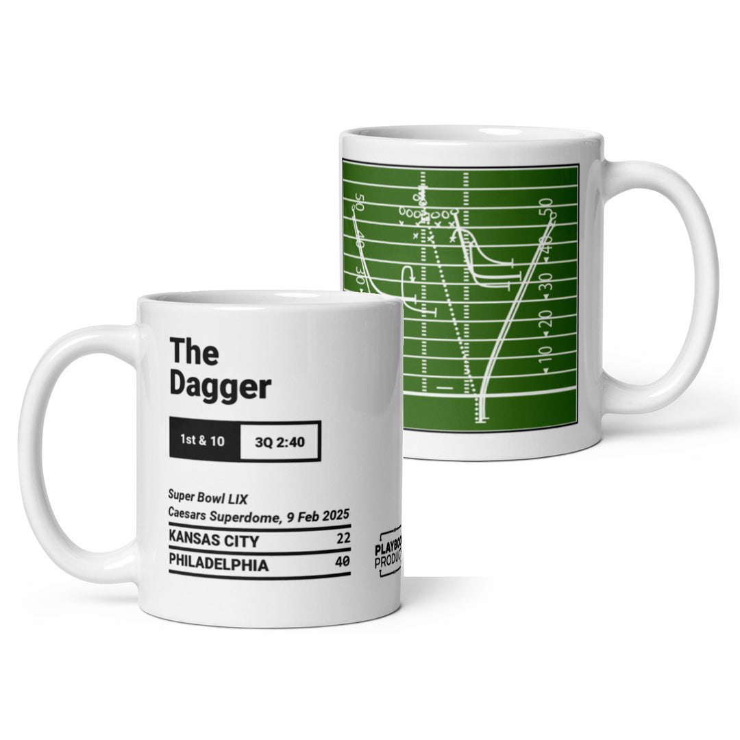 Philadelphia Eagles Greatest Plays Mug: The Dagger (2025)