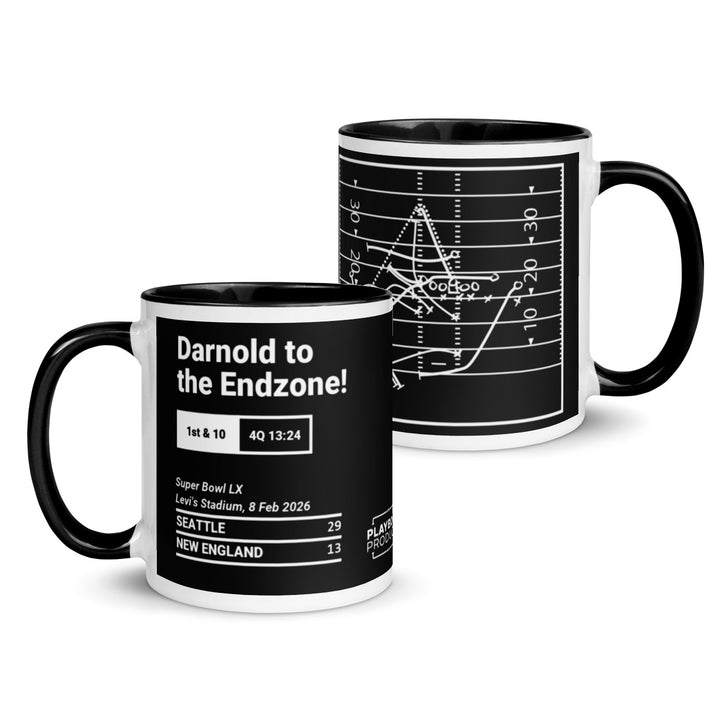 Seattle Seahawks Greatest Plays Mug: Darnold to the Endzone! (2026)